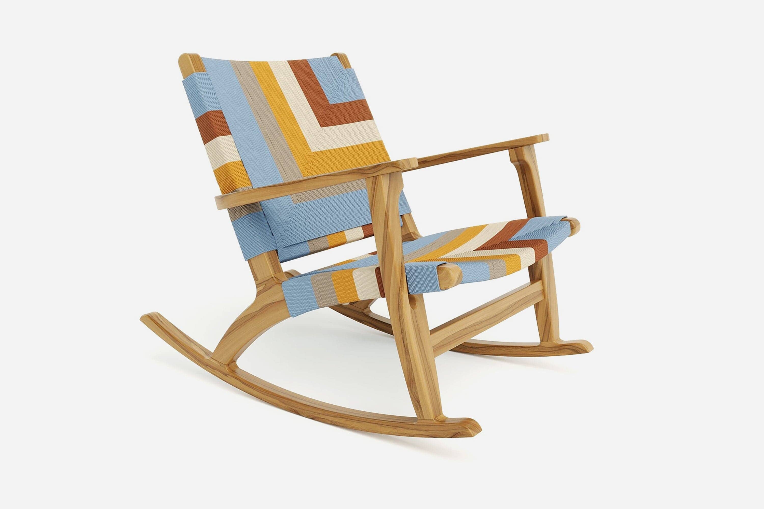 Masaya Rocking Chair Yemaya Pattern