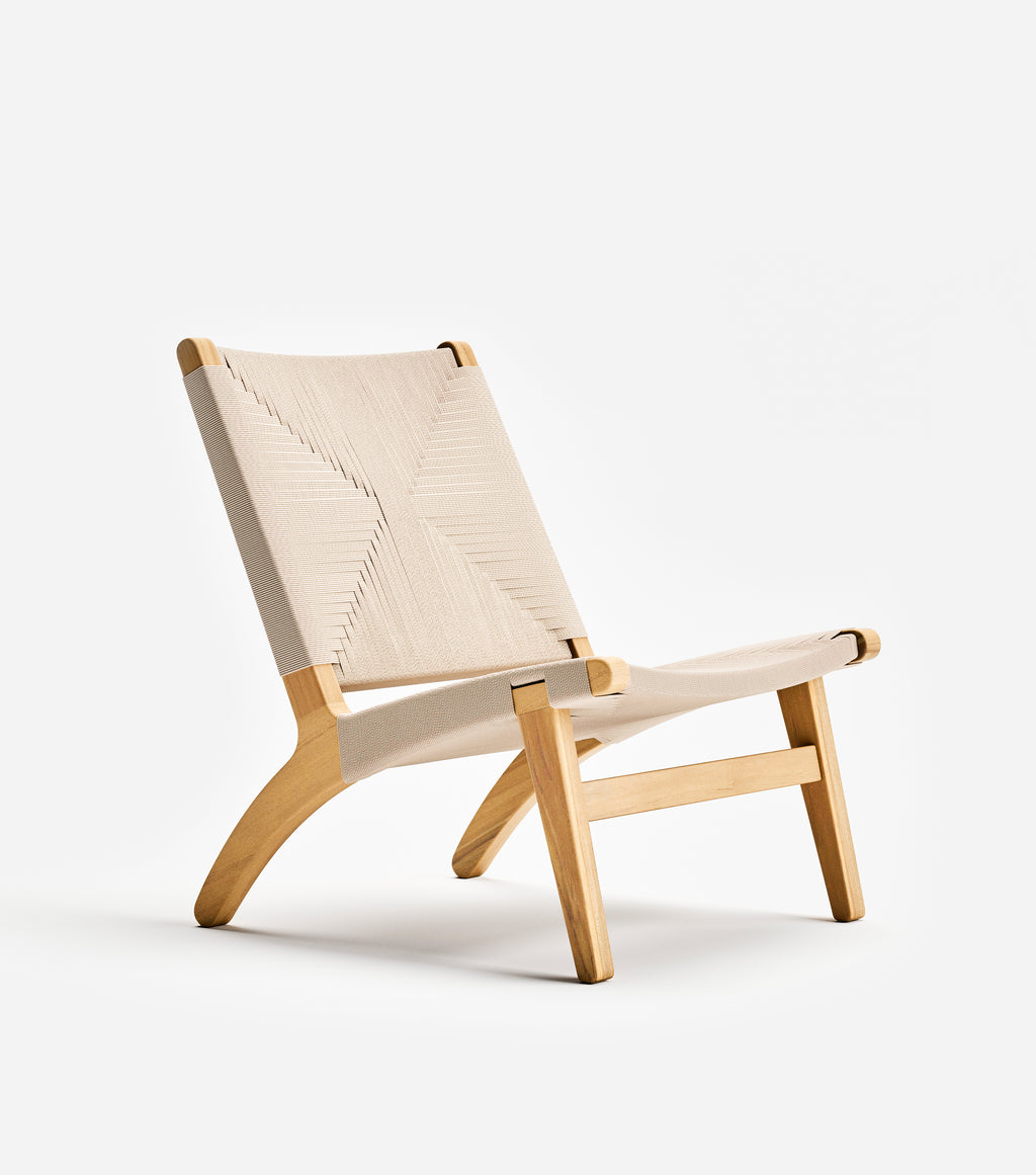 Masaya Lounge Chair Naturaline Cross Braided Cord