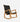 Sealed Teak / 2" Black Straps