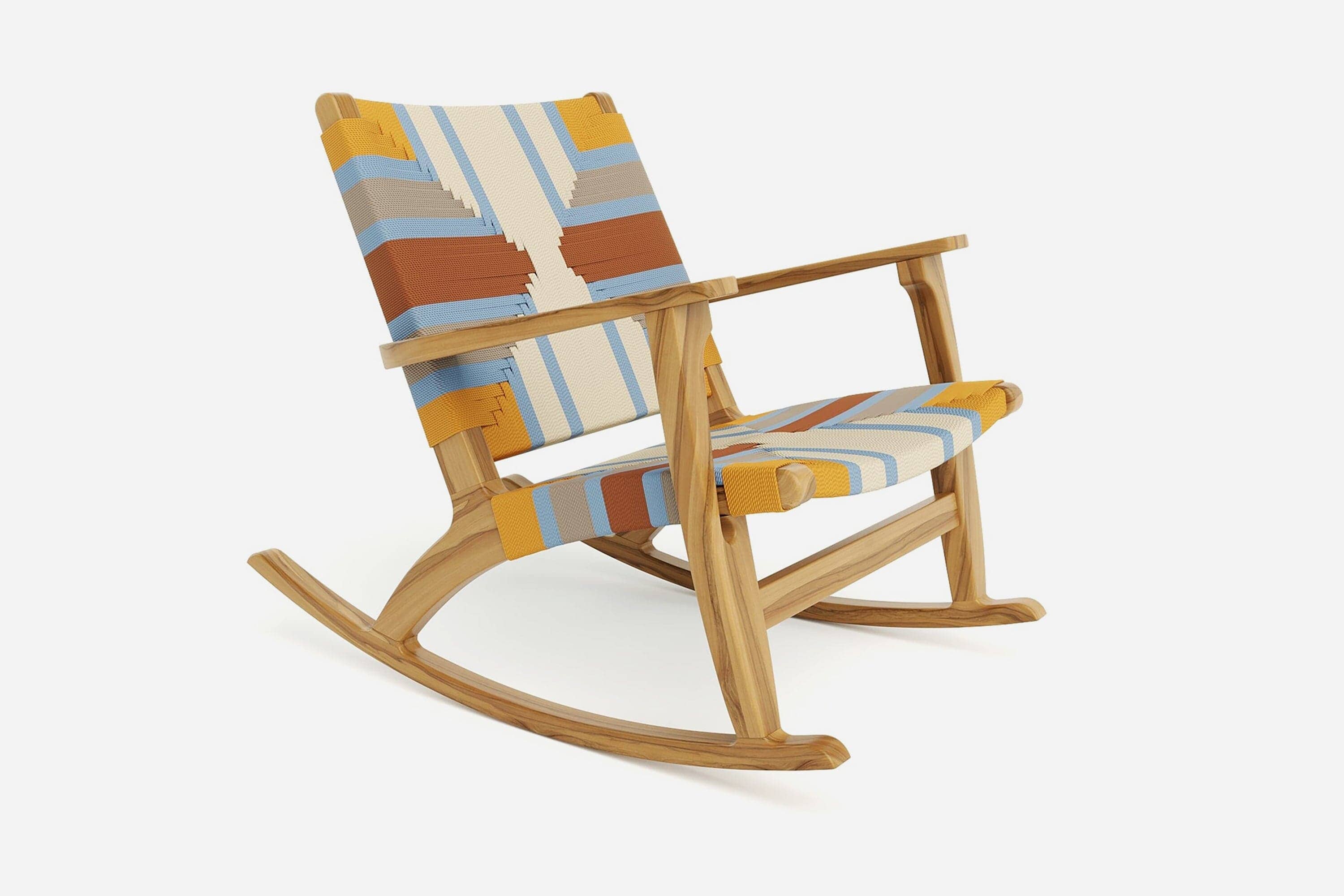 Masaya Rocking Chair | Pearl Lagoon Pattern