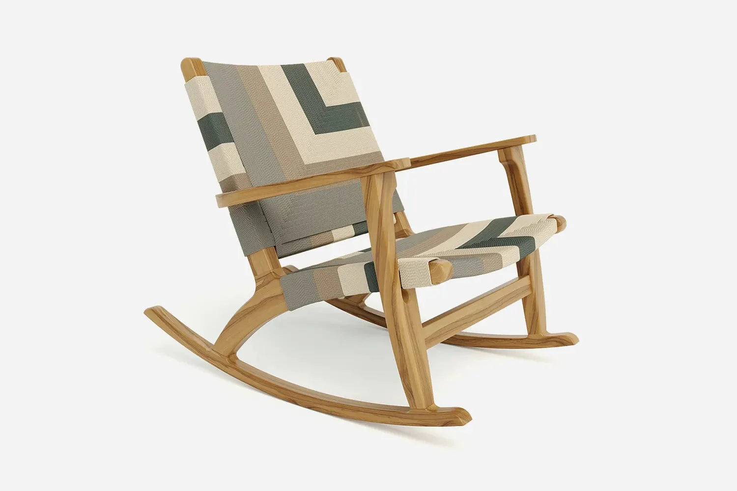 Material Patterns For Rocker Chair Masaya Rocking Chair | Mist Pattern