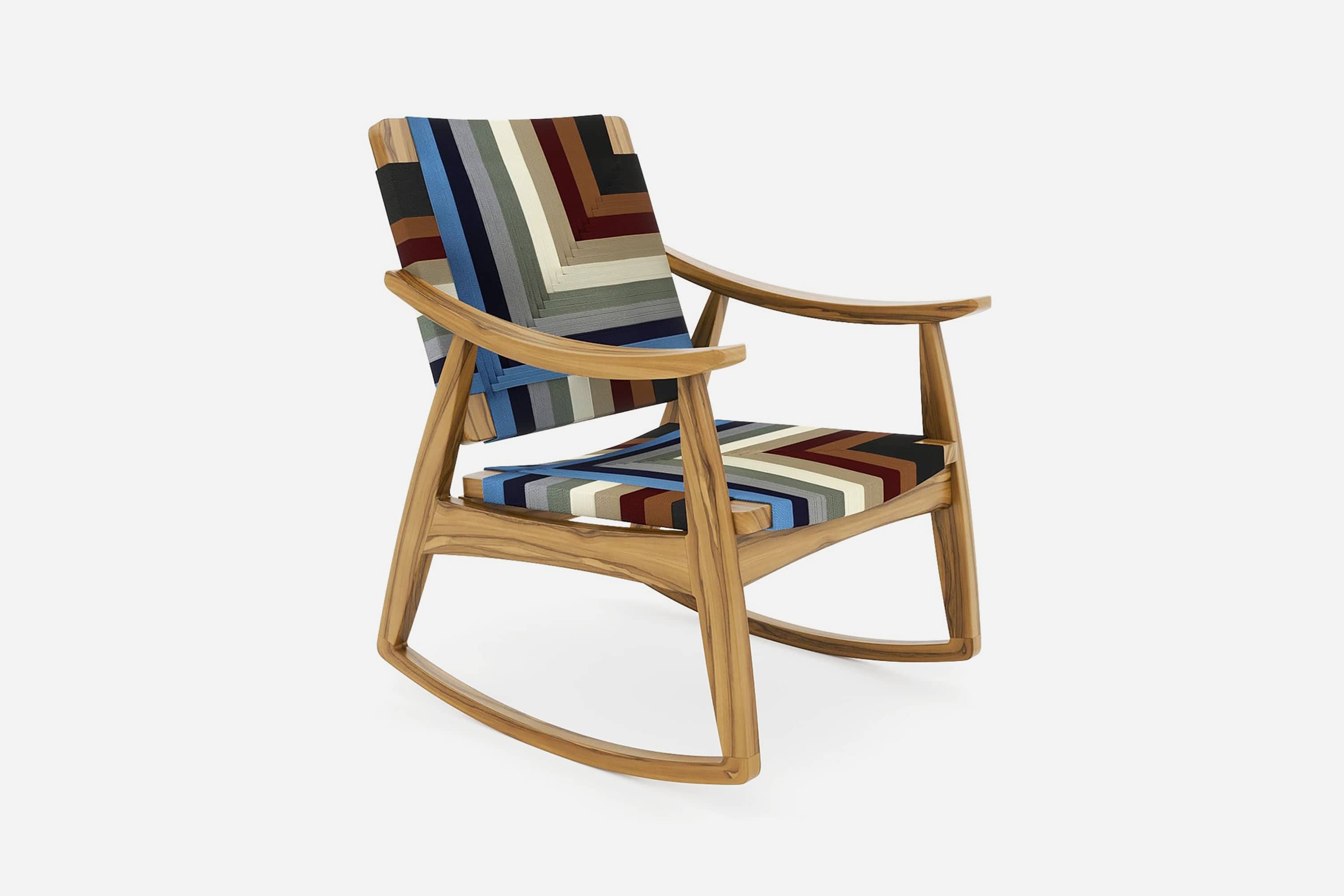 Ixtapa Rocking Chair Izapa Rocking Chair | Vaqueano Pattern – MasayaCo US Trade