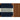 MidCentury Teak / Navy Stripe Pattern