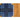 Natural Teak / Midnight Blue Pattern
