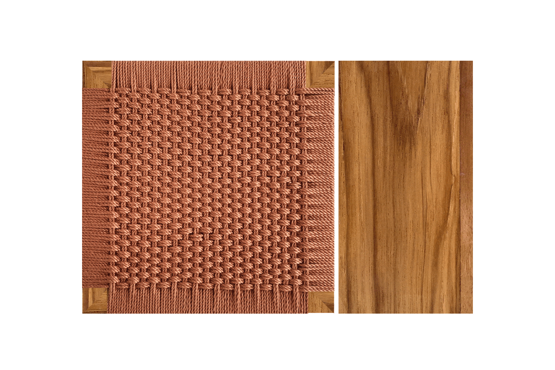 Amador Dining Chair Woven Coral Traditional Cord | Forever Furniture by ...
